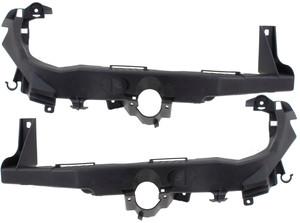 Headlight Mounting Bracket Pair/Set for BMW 3-Series 2009-2012, Right Passenger and Left Driver, Sedan (2009-2011)/Wagon, Replacement Models: for 318i, 320i, 325i, 328i, 330i, 335i.