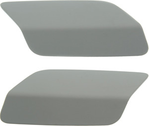 BMW 3-Series 2011-2013 Headlight Washer Cover Pair/Set for Right Passenger and Left Driver, Primed (Ready to Paint), 3.0L Engine, with or without M Package, without Head Light Washer, Convertible/Coupe Models, Replacement