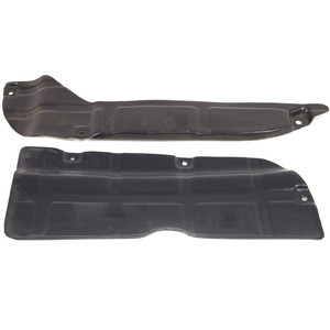 Engine Splash Shield Under Cover Pair/Set for Hyundai Elantra 2007-2012, Kia Forte 2010-2013, Right Passenger and Left Driver Rear Section, Replacement