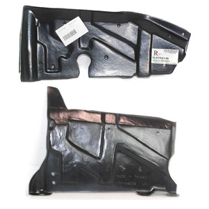 Engine Splash Shield Under Cover Pair/Set for Hyundai Elantra 2001-2006, Tiburon 2003-2008, Right Passenger and Left Driver Replacement