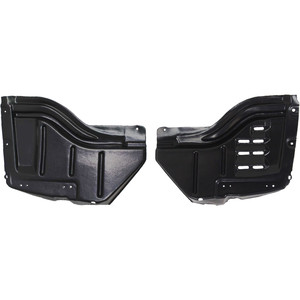 Front Fender Liner for Toyota Tundra 2007-2013, Right Passenger and Left Driver, Front Section, Plastic Bumper, Replacement Pair/Set