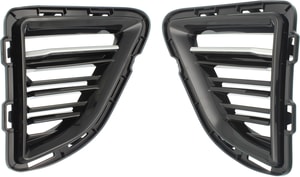 Fog Light Cover Pair/Set for 2017-2018 Chevrolet Camaro SS, Coupe/Convertible, Right Passenger and Left Driver w/ 50th Anniversary, Hot Wheel Packages; Excl. 1LE Performance Package, Replacement