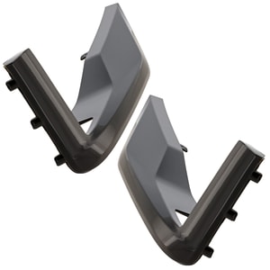 Pair/Set - Fog Light Molding for Cadillac Escalade 2021-2023, Right Passenger and Left Driver, Glossy Black, Sport/Sport Platinum Models, Replacement