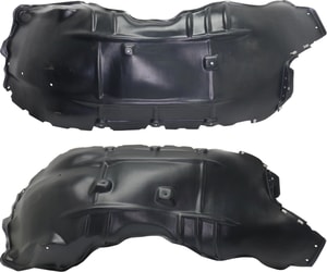 Front Fender Liner Replacement Pair/Set for Chevrolet Colorado ZR2 Model, 2017-2020, Right Passenger and Left Driver