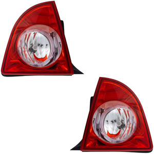 Outer Tail Light Assembly for Chevrolet Malibu 2008-2012, Right Passenger and Left Driver, Halogen, LTZ Model, Pair/Set - Replacement