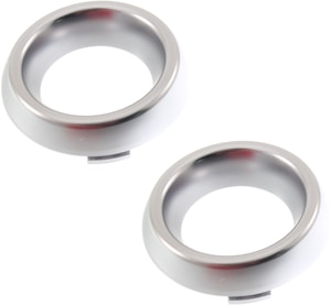 Front Fog Light Molding Pair/Set for 2014-2020 Dodge Durango, Right Passenger & Left Driver, Platinum, Inner Trim, for GT (2017-2018) / Citadel / Limited / SXT Models, Replacement