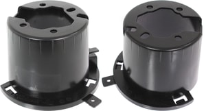 Fog Light Bracket Pair/Set for 2011-2013 Dodge Durango, Right Passenger and Left Driver, Replacement