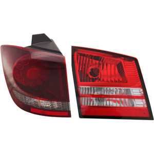 Tail Light Set for Dodge Journey 2009-2020, Inner and Outer Left Driver Side Replacement