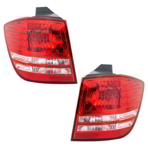 Pair/Set - Tail Light Assembly for Dodge Journey 2010-2020, Outer, Right Passenger and Left Driver, Halogen, Replacement