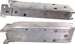 Front Bumper Bracket Pair/Set for BMW 3-Series 2012-2019, 4-Series 2014-2020, Right Passenger and Left Driver, Impact Alum, with or without M Sport Package, Hatchback 2012-2018, Sedan 2014-2019, Wagon 2014-2019, Convertible/Coupe Replacement