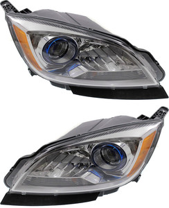 Headlight Assembly for Buick Verano (2012-2017) Right Passenger and Left Driver, Halogen, Replacement Pair/Set