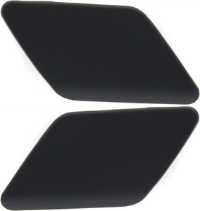 Headlight Washer Cover Pair/Set for BMW 3-Series 2012-2015, Right Passenger and Left Driver, Primed (Ready to Paint), without M Sport Line, Sedan/Wagon Replacement Models: for 320i, 328i, 335i, 320d, 325d, 330d, 335d.