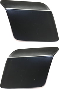 Pair/Set - Headlight Washer Cover for BMW X5 2014-2018, Right Passenger and Left Driver, Primed (Ready to Paint), Without M Sport Line, Replacement Set