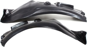 Front Fender Liner Pair/Set for BMW 3-Series 2007-2013, Right Passenger & Left Driver, Rear Section, 3.0L Eng., Convertible/Coupe Replacement Models: for 320i, 325i, 328i, 330i, 335i, M3.