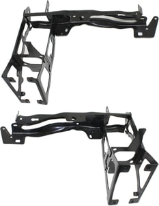 Steel Radiator Side Support Pair/Set for BMW 3-Series (2012-2019) & 2-Series (2014-2021), Right Passenger and Left Driver, Sedan/Wagon, Replacement. Models: for 320i, 328i, 335i, 340i, 228i, 230i, M2. 