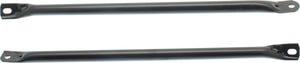 Radiator Support Bracket Pair/Set for BMW 5-Series (2010-2017) and 6-Series (2012-2019) - Front Brace, Aluminum, Right Passenger and Left Driver, Excluding 760Li Model, Replacement