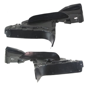 Engine Splash Shield Pair/Set for BMW 3-Series 2007-2013, Right Passenger and Left Driver Sides, 2-Door Convertible Replacement - Fits specific Models: for 320i, 325i, 330i, 335i.