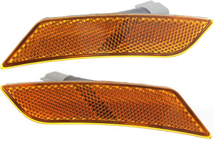 Front Side Marker Light Assembly for Cadillac ATS 2013-2014 and Cadillac XT5 2017-2023, Right Passenger and Left Driver, Replacement Pair/Set