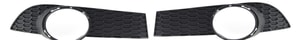 Front Fog Light Molding Pair/Set for Chevrolet Aveo5 Hatchback 2009-2011, Right Passenger and Left Driver, Paint to Match, Replacement