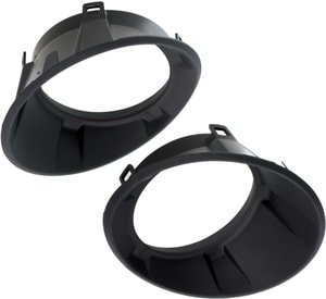 Front Fog Light Molding Pair/Set for Chevrolet Camaro 2010-2013, Right Passenger and Left Driver, Paint to Match, Replacement