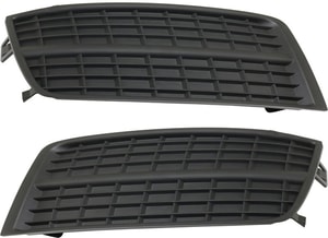 Front Fog Light Cover for Cadillac SRX 2010-2016, Right Passenger and Left Driver, Black Replacement Pair/Set