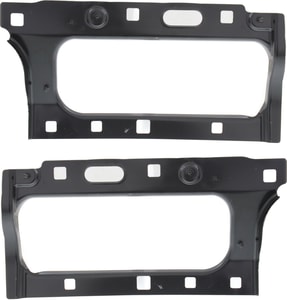 Headlight Bracket Pair/Set for Chevrolet Silverado, GMC Sierra 1500 (2014-2018), 2500 HD/3500 HD (2015-2019), Right Passenger and Left Driver Sides, Replacement