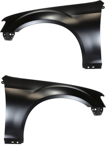 Front Fender Pair/Set for Chrysler 300, 2011-2022, Right Passenger and Left Driver, Primed (Ready to Paint), Steel Replacement