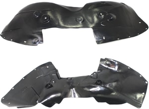 Front Fender Liner Pair/Set for GMC Yukon/Yukon XL (2007-2014) and Cadillac Escalade (2007-2013), Right Passenger & Left Driver, with Luxury Package, Replacement