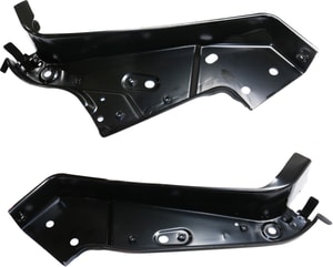 Pair/Set - Radiator Support Upper for Chevrolet City Express 2015-2018, Right Passenger and Left Driver Tie Bar, Steel Replacement Set