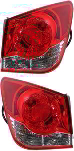 Tail Light Assembly Pair/Set for Chevrolet Cruze 2011-2015 / Cruze Limited 2016, Outer, Right Passenger and Left Driver Replacement