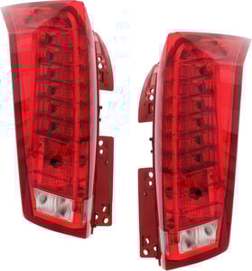 Tail Light Assembly Pair/Set for Cadillac SRX 2010-2016, Right Passenger and Left Driver, Replacement