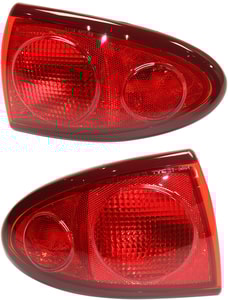 Outer Tail Light Assembly for 2003-2005 Chevrolet Cavalier, Right Passenger and Left Driver Side, Halogen, Replacement Pair/Set