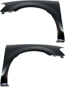 Front Fender Pair/Set for 2011-2014 Dodge Avenger, Right Passenger and Left Driver, Primed (Ready to Paint) - Replacement