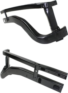 Radiator Support Pair/Set for Dodge Ram Full Size Pickup 2010-2018, 1500 Classic 2019-2022, Includes Right Passenger and Left Driver Side Panels, Pair/Set of 2, Replacement