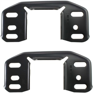 Front Bumper Bracket Pair/Set for Ford Expedition 2007-2017 and Navigator 2007-2014, Right Passenger and Left Driver, Replacement