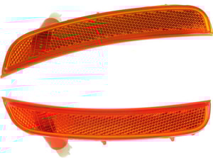 Front Side Marker Light Assembly Pair/Set for 2012-2019 FIAT 500 Hatchback, Right Passenger and Left Driver, Excludes 2012-2017 Abarth, E, and Turbo Models, Replacement