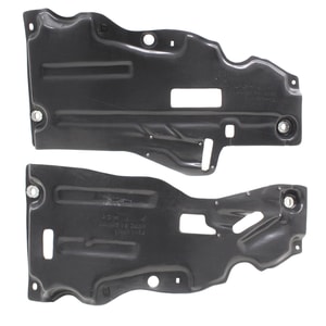 Engine Splash Shield Pair/Set for Ford Edge 2015-2018/MKX 2016-2018, Under Cover, Front, Right Passenger and Left Driver, Fits Edge 2.7L/3.5L Eng, Replacement