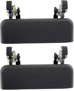 Front Door Handle Pair/Set for 1993-2000 Ford Ranger/Mazda Pickup, Right Passenger and Left Driver, Outer, Textured Black, Replacement