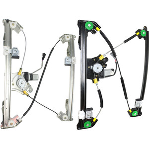 Front and Rear Window Regulator Set for 2004-2008 Ford F-150 and 2006-2008 Mark LT, Left Driver, Power with Motor, Replacement