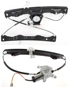 Power Window Regulator with Motor Set for Ford Mountaineer 2002-2009, Front and Rear Left Driver Side Replacement