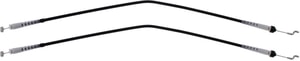 Front Door Latch for Ford F-Series 1992-1997, Right Passenger and Left Driver, Latch Cable, Inside, Replacement Pair/Set - Fits F150, F250, F350, F450, F550