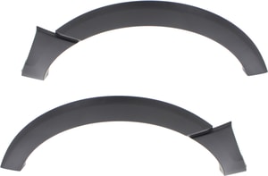 Rear Wheel Opening Molding Pair/Set for Ford Expedition 2007-2017, Right Passenger and Left Driver, Primed (Ready to Paint), Plastic, EL/Max Models Replacement