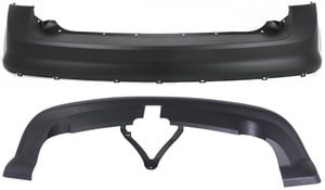 Rear Bumper Cover Set for 2007-2010 Ford Edge, Set of 2, Upper and Lower Replacement