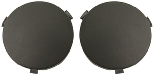 Front Fog Light Cover Pair/Set for GMC Sierra 1500 models from 2007-2013 and Sierra 2500 HD/3500 HD from 2007-2010, Right Passenger and Left Driver, compatible with SL, SLE, SLT Models, Excludes 2007 Classic, Replacement.