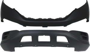 Front Bumper Cover Set for 2012-2014 Honda CR-V, Upper and Lower Replacement Set