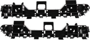Pair/Set - Front Bumper Bracket for Honda Accord 2013-2017 Sedan, Right Passenger and Left Driver Cover Spacer Set, Replacement