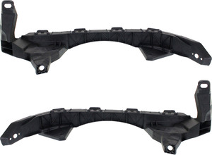 Front Bumper Bracket Upper Reinforcement Pair/Set for Honda Accord Sedan 2013-2017, Plastic, Right Passenger and Left Driver, Replacement