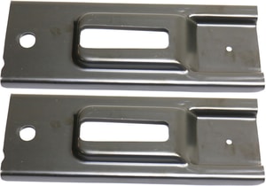Front Bumper Bracket Pair/Set for Hyundai Accent 2012-2017, Includes Right Passenger and Left Driver Bumper Supports, Steel Replacement