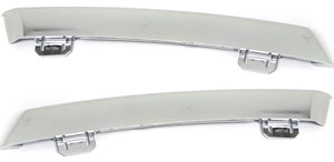 Upper Grille Molding for 2007-2009 Honda CR-V EX/EX-L Models, Pair/Set of 2, Right Passenger, Left Driver, Chrome, Japan Built, Replacement