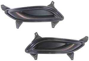 Fog Light Cover Pair/Set for Hyundai Sonata 2011-2013, Right Passenger and Left Driver, Exclusive Hybrid Model, Replacement